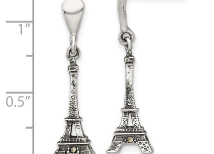 Sterling Silver Earrings Style QG7195E - Classique Jewelry Inc.