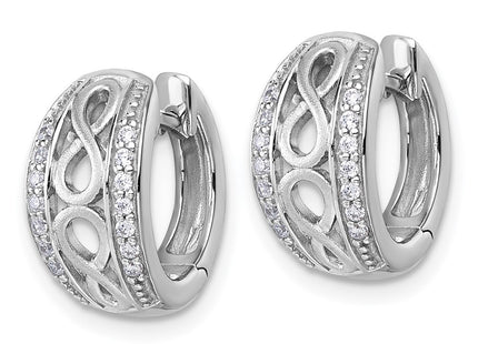 Sterling Silver Earrings Style QG7196E - Classique Jewelry Inc.