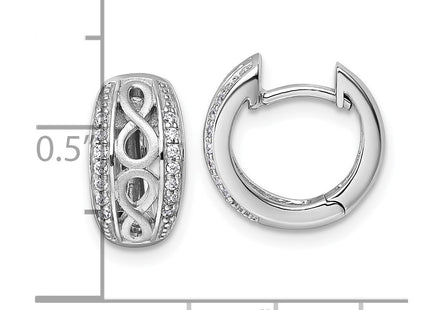Sterling Silver Earrings Style QG7196E - Classique Jewelry Inc.