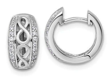Sterling Silver Earrings Style QG7196E - Classique Jewelry Inc.