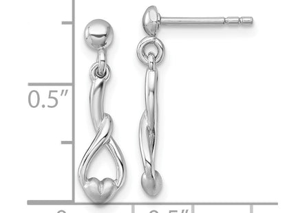 Sterling Silver Earrings Style QG7197E - Classique Jewelry Inc.