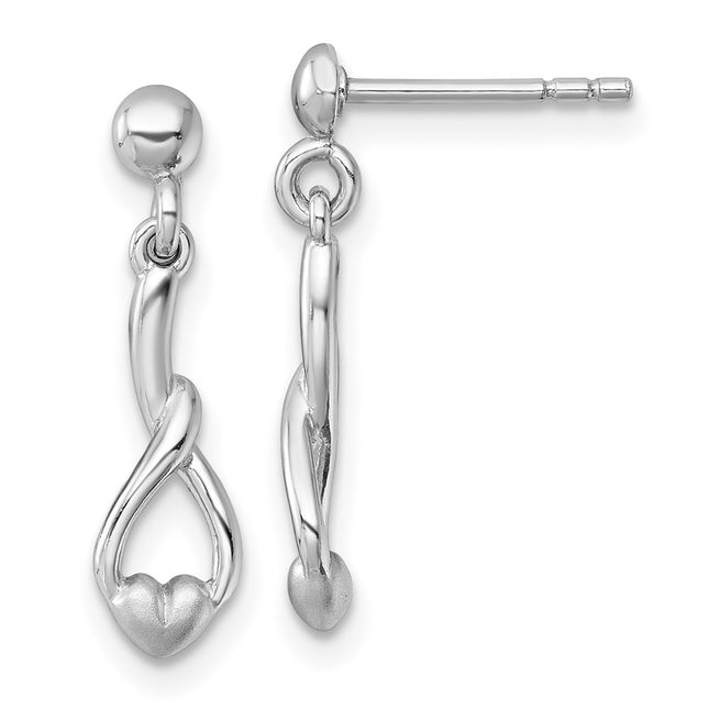 Sterling Silver Earrings Style QG7197E - Classique Jewelry Inc.