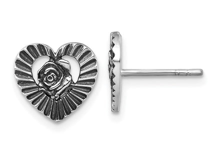 Sterling Silver Earrings Style QG7199E - Classique Jewelry Inc.