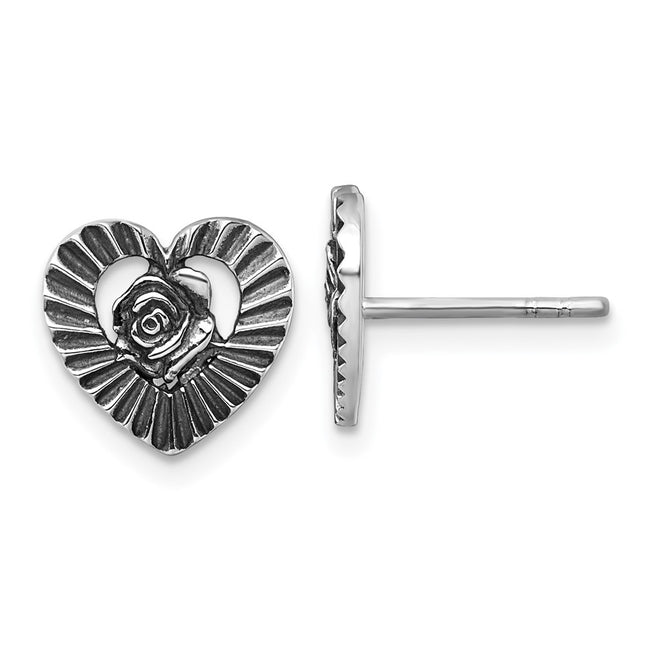 Sterling Silver Earrings Style QG7199E - Classique Jewelry Inc.