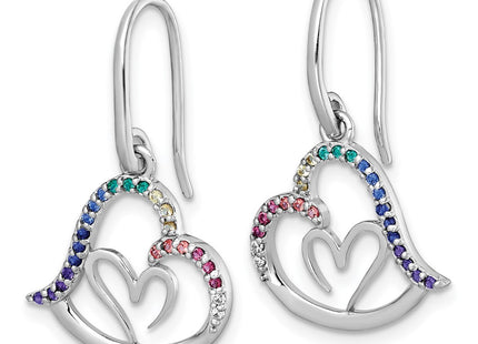 Sterling Silver Earrings Style QG7201E - Classique Jewelry Inc.