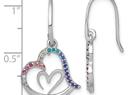 Sterling Silver Earrings Style QG7201E - Classique Jewelry Inc.
