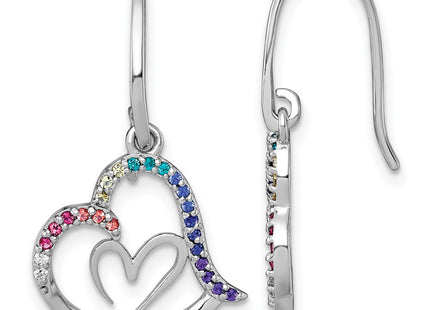 Sterling Silver Earrings Style QG7201E - Classique Jewelry Inc.