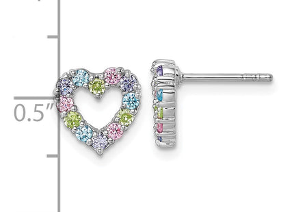 Sterling Silver Earrings Style QG7203E - Classique Jewelry Inc.