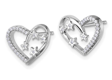 Sterling Silver Earrings Style QG7205E - Classique Jewelry Inc.