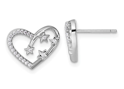 Sterling Silver Earrings Style QG7205E - Classique Jewelry Inc.