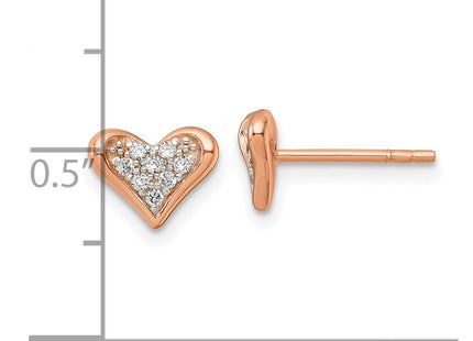 Sterling Silver Earrings Style QG7207E - Classique Jewelry Inc.