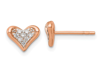 Sterling Silver Earrings Style QG7207E - Classique Jewelry Inc.