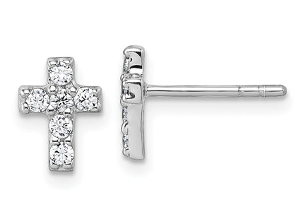 Sterling Silver Earrings Style QG7208E - Classique Jewelry Inc.