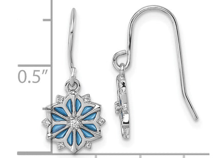 Sterling Silver Earrings Style QG7211E - Classique Jewelry Inc.