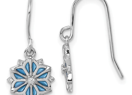 Sterling Silver Earrings Style QG7211E - Classique Jewelry Inc.