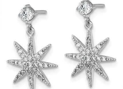 Sterling Silver Earrings Style QG7212E - Classique Jewelry Inc.