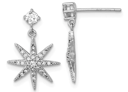 Sterling Silver Earrings Style QG7212E - Classique Jewelry Inc.