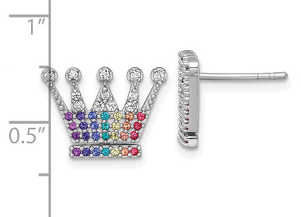 Sterling Silver Earrings Style QG7217E - Classique Jewelry Inc.