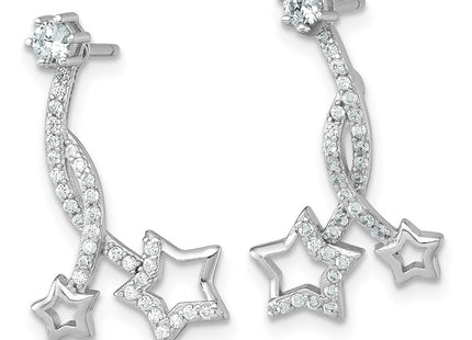 Sterling Silver Earrings Style QG7218E - Classique Jewelry Inc.