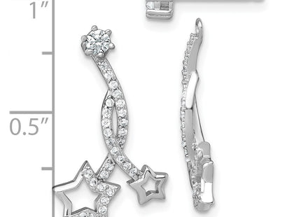 Sterling Silver Earrings Style QG7218E - Classique Jewelry Inc.