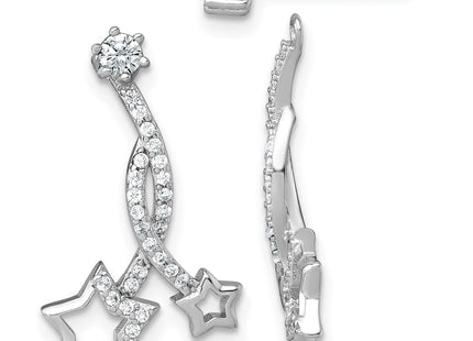 Sterling Silver Earrings Style QG7218E - Classique Jewelry Inc.