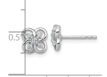 Sterling Silver Earrings Style QG7222E - Classique Jewelry Inc.