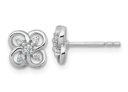 Sterling Silver Earrings Style QG7222E - Classique Jewelry Inc.