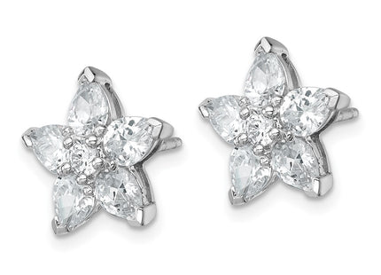 Sterling Silver Earrings Style QG7224E - Classique Jewelry Inc.