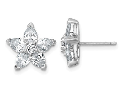 Sterling Silver Earrings Style QG7224E - Classique Jewelry Inc.