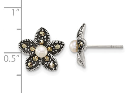 Sterling Silver Earrings Style QG7225E - Classique Jewelry Inc.