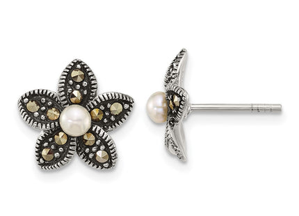 Sterling Silver Earrings Style QG7225E - Classique Jewelry Inc.