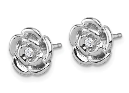 Sterling Silver Earrings Style QG7227E - Classique Jewelry Inc.