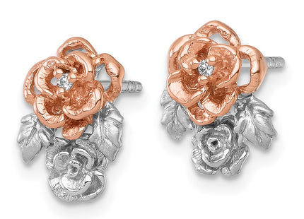 Sterling Silver Earrings Style QG7229E - Classique Jewelry Inc.