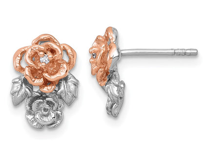 Sterling Silver Earrings Style QG7229E - Classique Jewelry Inc.