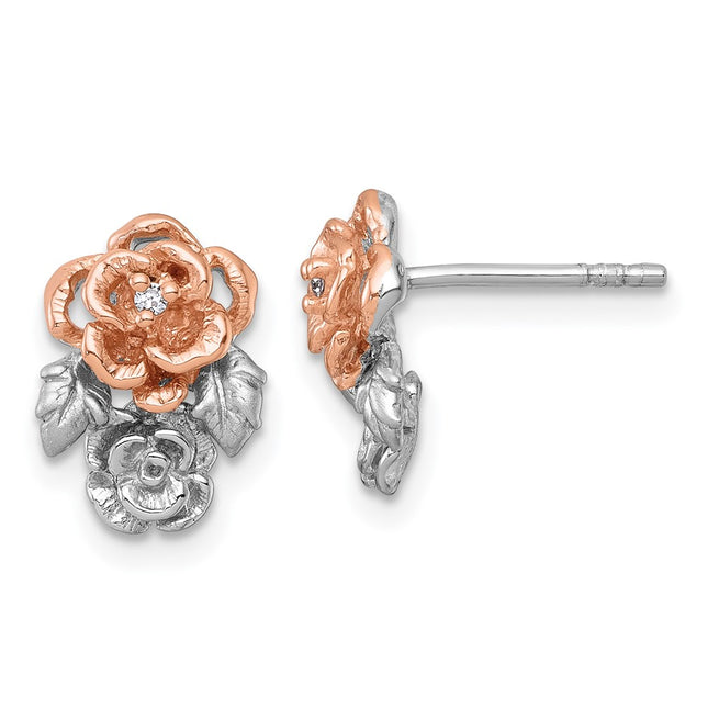Sterling Silver Earrings Style QG7229E - Classique Jewelry Inc.