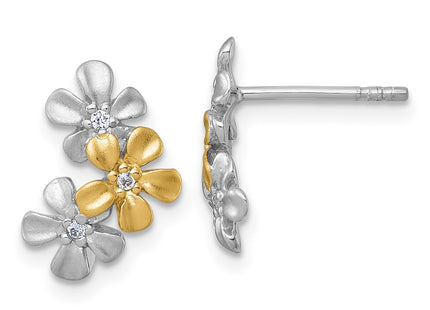 Sterling Silver Earrings Style QG7230E - Classique Jewelry Inc.