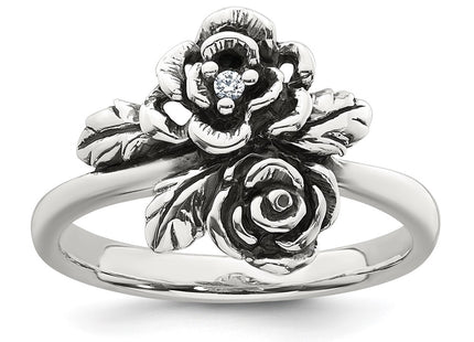 Sterling Silver Rings Style QG7232R - Classique Jewelry Inc.