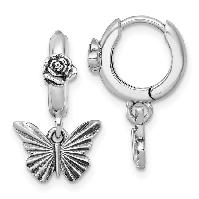 Sterling Silver Earrings Style QG7234E - Classique Jewelry Inc.