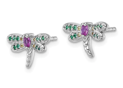 Sterling Silver Earrings Style QG7237E - Classique Jewelry Inc.