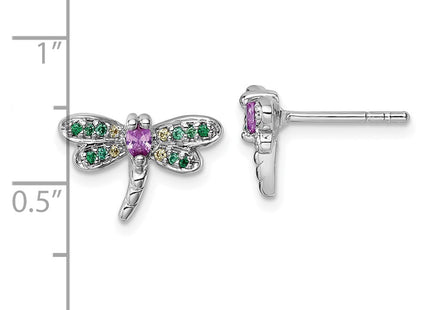 Sterling Silver Earrings Style QG7237E - Classique Jewelry Inc.