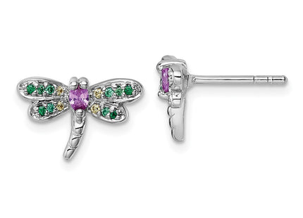 Sterling Silver Earrings Style QG7237E - Classique Jewelry Inc.