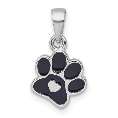 Sterling silver heart pendant