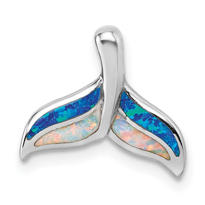Sterling silver opal chain