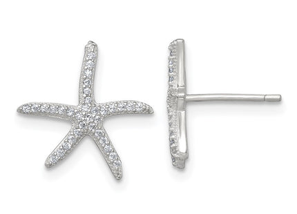 Sterling Silver Earrings Style QG7243E - Classique Jewelry Inc.