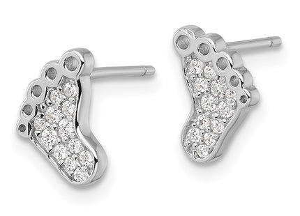 Sterling Silver Earrings Style QG7245E - Classique Jewelry Inc.