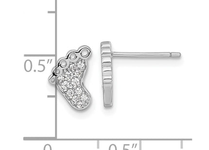 Sterling Silver Earrings Style QG7245E - Classique Jewelry Inc.