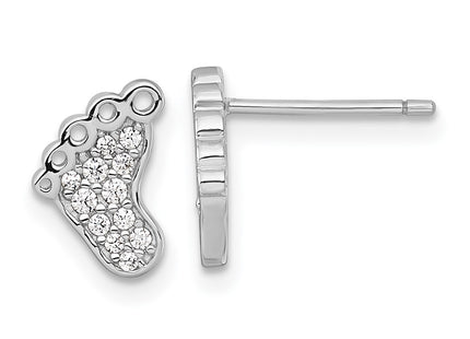 Sterling Silver Earrings Style QG7245E - Classique Jewelry Inc.