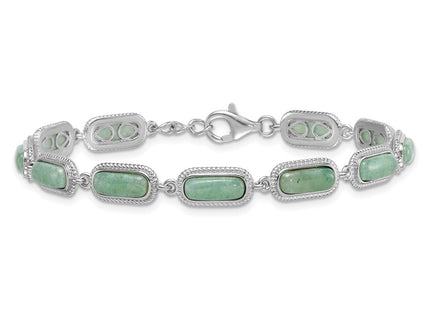 Sterling Silver Bracelets Style QG7282 - Classique Jewelry Inc.