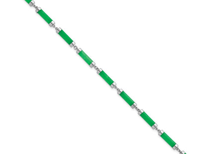 Sterling Silver Bracelets Style QG7285 - Classique Jewelry Inc.