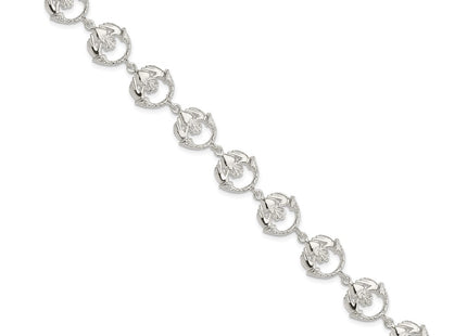 Sterling Silver Bracelets Style QG880 - Classique Jewelry Inc.